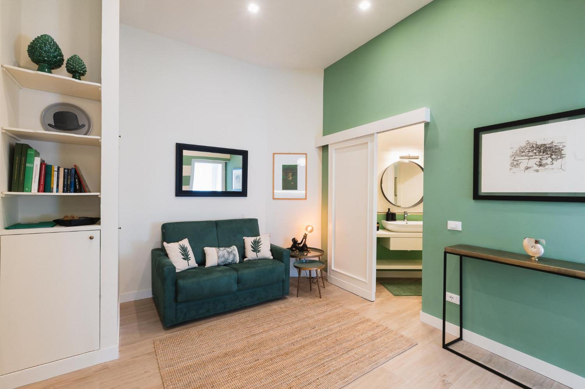 Cozy Olive Green Flat Florenţa Exterior foto